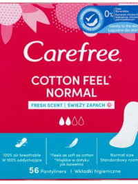 Carefree tisztasági betét Cotton Feel normal fresh 56db