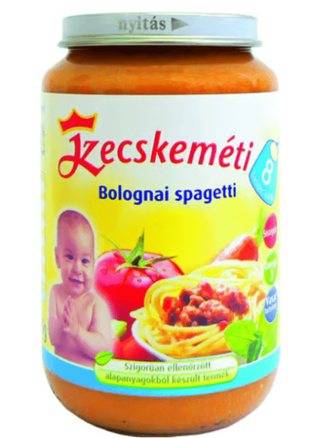 Kecskeméti bébiétel bolognai spagetti 8 hónapos kortól 220g
