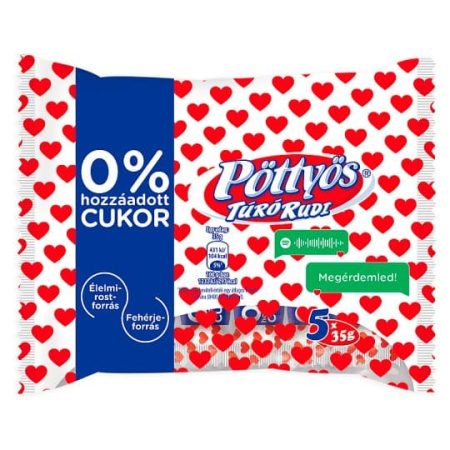 Pöttyös túró rudi 0% cukor 5x35g